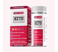 SEBA Nutrition - Keto Urine Test Strips - Urinalysis Test Sticks - Design for Ketogenic and Low Carb Diets - Best for Accurate Meter Measurement of Ketones - New Improved Formula (100 Strips)