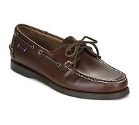 Sebago Boat Shoes DOCKSIDES PORTLAND WAXED in Brown 9.5