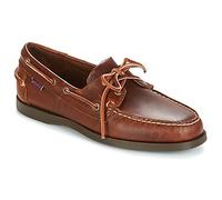 Sebago Boat Shoes PORTLAND WAXED in Brown 10.5