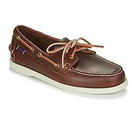 Sebago Boat Shoes PORTLAND WAXED in Brown 12