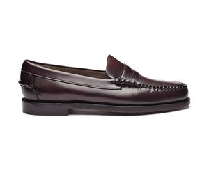 Sebago Classic Dan Leather Loafer - Burgundy UK 7.5 UK 7.5