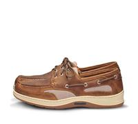 Sebago Clovehitch II FGL Waxed Lace Up Moccasins, Brown Cinnamon, 11 UK