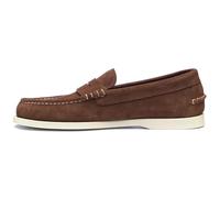 Sebago Dan Boat Flesh Out Shoes UK 11 Dark Brown