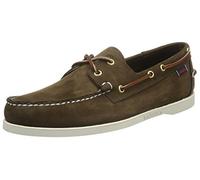 Sebago Docksides, Men Boat Shoes, Brown (Dark Brown Nubuck), 7.5 UK (40 1/2 EU)