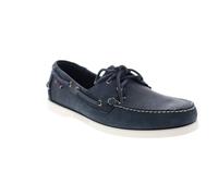 Sebago Docksides Portland Crazy Horse Mens Blue Narrow Loafers Boat Shoes