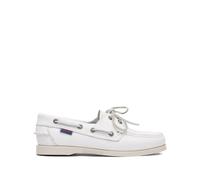 Sebago Docksides Portland leather boat shoes - White 6-6.5-7-7.5-8-8.5-9-9.5-10