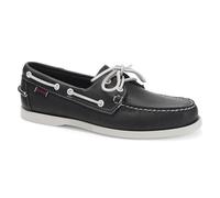 Sebago Docksides Portland Mens Blue Leather Boat Deck Shoes Size 8-12