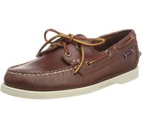 Sebago Men's Docksides Portland Waxed Boat Shoes, Brown (Brown 900), 8.5 UK (43 EU)