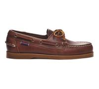 Sebago Docksides Portland Mens Brown Leather Boat Deck Shoes Size UK 8-13
