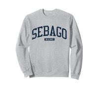 Sebago Maine ME College University Style Blue Sweatshirt