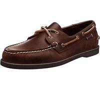 Sebago Docksides Portland Leather Boat Shoes - Brown Gum