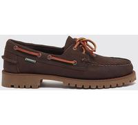 SEBAGO Ranger Muddy Nubuck Leather Boat Shoes with Rubber Sole - Size: 7½ - male