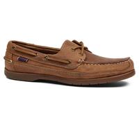 Sebago Mens Schooner Crazy Horse Boat Shoes Brown 12 UK