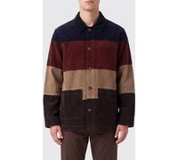 SEBAGO Striped Velvet Shirt Jacket with Classic Collar - Size: M - male