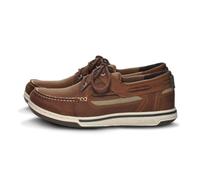 Sebago Triton Three Eye, Men’s Boat Shoes, Brown (Walnut), 7.5 UK