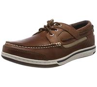 Sebago Triton Three Eyelets Nbk, Men’s Boat Shoes, Brown (Brown Cognac 907), 9.5 UK (44 EU)