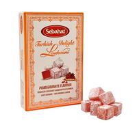Sebahat Turkish Delight Lokum in Gift Box (Pomegranate Flavour, 200g) 12 Pieces