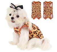 Sebaoyu Dog Recovery Suit for Small Dogs After Surgery, Surgical Surgery Dog Cat Suit, Pet Recovery Wounds Onesie Substitute Surgery Cone Pet Pajamas Body Clothes, S
