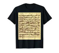 Sebastian Bach Sonata Music Sheet Classical Composer Class T-Shirt