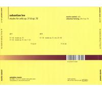 SEBASTIAN LEE: ETUDES FOR CELLO OP. 31 & OP. 70 NEW CD