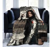 Sebastian Stan & Bucky Barnes Fleece Blanket Throw Blanket Lightweight Super Soft Cozy Luxury Bed Blanket Microfiber
