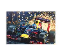 SEBASTIAN VETTEL Canvas Poster Bedroom Decor Landscape Office Room Decor Gift 16x24inch(40x60cm)