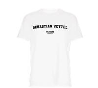 Sebastian Vettel Men's T-Shirt - White / M