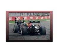 Sebastian Vettel Poster Canvas Poster Wall Art Decor Print Picture Paintings for Living Room Bedroom Decoration 12x18inch(30x45cm)