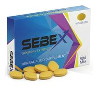 Sebex Gold 500mg Ginseng Tablets for Men | Stronger | Longer | Performance & Endurance Support | Extra Strength Herbal Energy & Stamina Formula | 10 Tablets