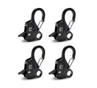 Sebnux Staines Steel Adjustable Boat Fender Clips Quick Release Hooks for Boat Bumpers Ideal for Small Boat and Pontoon (4)