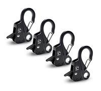 Sebnux Staines Steel Adjustable Boat Fender Clips Quick Release Hooks for Boat Bumpers Ideal for Small Boat and Pontoon (4)