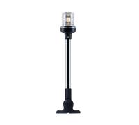 Sebnux White LED Fold Down Boat Stern Light Boat Anchor Light for Pontoon (18 Inch)