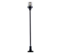 Sebnux White LED Fold Down Boat Stern Safety Light, Boat Anchor Light for Pontoon and Fishing Boat (24 Inch)