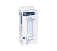 SEBO 5093ER Electrostatic Fleece Bags for Upright Vacuum Cleaner, Pack of 8, Whi