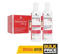 SEBORADIN FORTE Anti-Hair Loss Ampoules + Shampoo + Conditioner Value Pack 3-Pcs