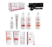 SEBORADIN Maria White Set - Dermaroller - Professional Peeling - Fito Cell Serum 15x6g - Shampoo 200 ml - Mask - Eyebrow and Eyelash Activator 6 ml - Revitalizing Mask - Shampoo - Conditioner