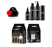 Seboradin PRO AGE Hair Care Set for Thin Hair Shampoo Hair Mask Serum | Complete Hair Care Routine, Scalp Care, More Volume, Leave-in Conditioner and Scalp Massager