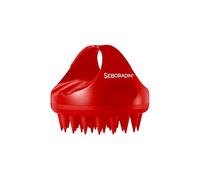Seboradin Scalp Massager, Shampoo Brush, Soft Silicone Bristles, Red