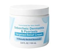 Seborrheic Ḋermatîtis Face Cream - 100g Antifùnğal Face & Scalp Relief, Natural Moisturizing, Caĺvris Beard Recovery Cream | For Dry Sensitive Oily Travel Home Daily Morning Grooming Night