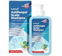 Seborrheic Dermatitis & Folliculitis Scalp Shampoo: For Scalp Prone to Dandruff & Psoriasis - Soothes Itchy, Flaky Scalp - with Tea Tree, Rosemary, Biotin & Caffeine - Sulphate-Free