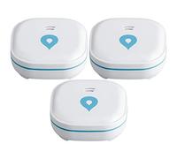 SEBSON 3x Water Alarm Mini GS153, 10 year long term battery, water detector 60x60x24.2mm, sensor with lithium battery