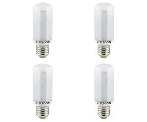 SEBSON® 4 x E27 LED Bulb 8W Corn Light, 60W replacment for Incandescent Bulb, Warm White 3000k, 810lm