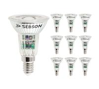 SEBSON E14 LED Light Bulb 5W Warm White 3000K - 10 Pack - 50W Replacement for Light Bulb, 420lm, 46º Beam Angle - Spotlight Bulb Small Screw, Non dimmable