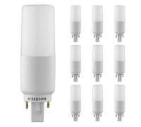 SEBSON G24 LED Light Bulb 7W 660lm 230V Neutral White 4000K 220º Beam Angle