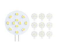 SEBSON G4 LED Light Bulb 2.5W 200lm 12V Warm White 2900K 130º Beam Angle | G4LT round LED, 20W Replacement for Light Bulb, not Dimmable - Pack of 10