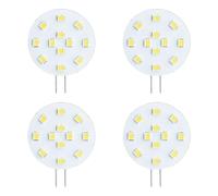 SEBSON G4 LED Light Bulb 2.5W 200lm 12V Warm White 2900K 130º Beam Angle | G4LT round LED, 20W Replacement for Light Bulb, not Dimmable - Pack of 4