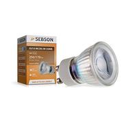 SEBSON® GU10 3W LED, Warm White, 25W Replacement for Halogen, ø35mm, COB LED, Spotlight 46°