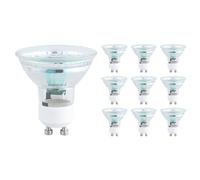 SEBSON GU10 LED Bulbs Warm White 2900K, 3.5W - 10 Pack - Spot Lights Ceiling - Equivalent 35W Halogen Bulbs, 300lm, 110º Beam Angle - 230V Bulb, Non dimmable