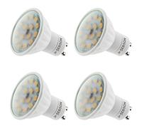 SEBSON GU10 LED Bulbs Warm White 3000K, 5W - 4 Pack - Spot Lights Ceiling - Equivalent 35W Halogen Bulbs, 380lm, 110º Beam Angle - 230V Bulb, not dimmable