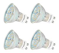 SEBSON GU10 LED Bulbs Warm White 3000K, 5W - 4 Pack - Spot Lights Ceiling - Equivalent 35W Halogen Bulbs, RA97, 420lm, 110º Beam Angle - 230V Bulb, not dimmable
